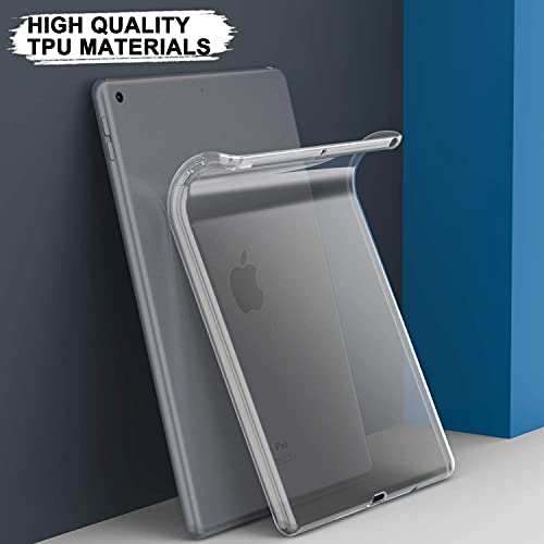 Asgens Case for New iPad 7th/8th/9th Generation 10.2" 2019/2020/2021, Shockproof Resistant Flexible Soft Transparent TPU Protective Shell Fit iPad 10.2-inch 7th/8th/9th Gen. 2019/2020/2021 - Image 5