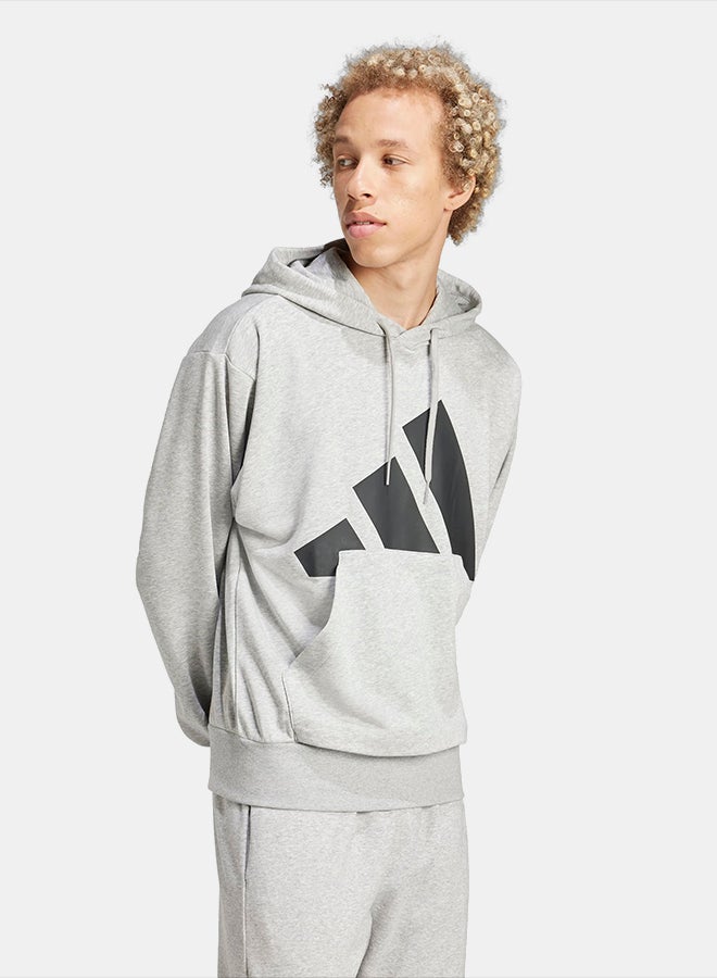 Adidas Essentials Big Logo French Terry Hoodie - Image 3