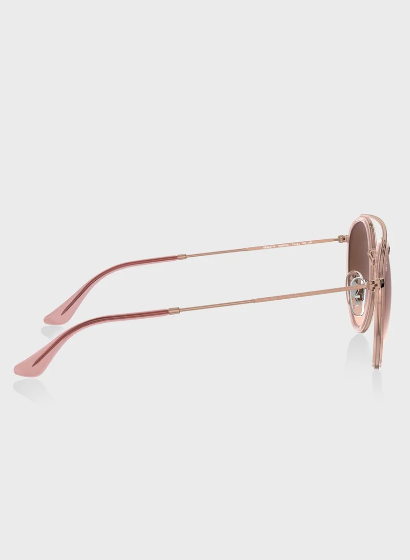 Ray-Ban 0RB3647N Double Bridge Sunglasses