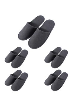 LYNLYN Disposable Slippers, 5 Pairs Home Slippers for Family Spa Guests Hotels Office- Mixed Multi-Color Slippers Home Party, Housewarming for Spa/Party/Guest,/Hotel/Travel  - Image 1