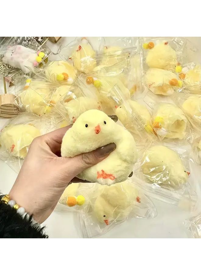 Plush Velvet Hainanese Chicken Rice Squeeze Toy Slow Rebound Relax Soft Novelty Gift - Image 4