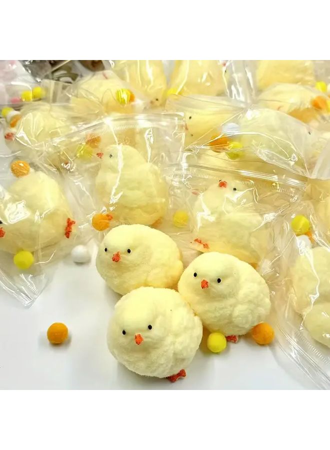Plush Velvet Hainanese Chicken Rice Squeeze Toy Slow Rebound Relax Soft Novelty Gift - Image 2