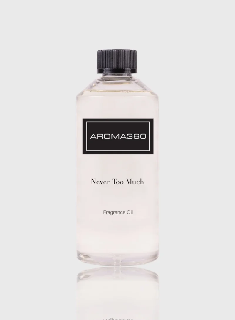 AROMA360 Never Too Much Fragrance Oil Blend - Hotel Inspired for Luxury Essential Oil Diffusers - Aromatherapy Scent Diffuser Oil - Mandarin Orange, Cherry Blossom, and Cashmere