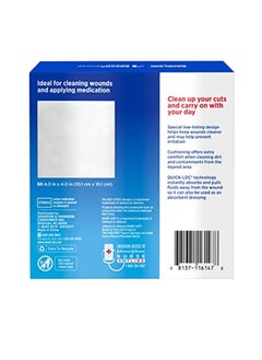 Band Aid Brand First Aid Products Tru-Absorb Sterile Gauze Sponges, Individually Wrapped 4 In By 4 In Pads  - Image 4