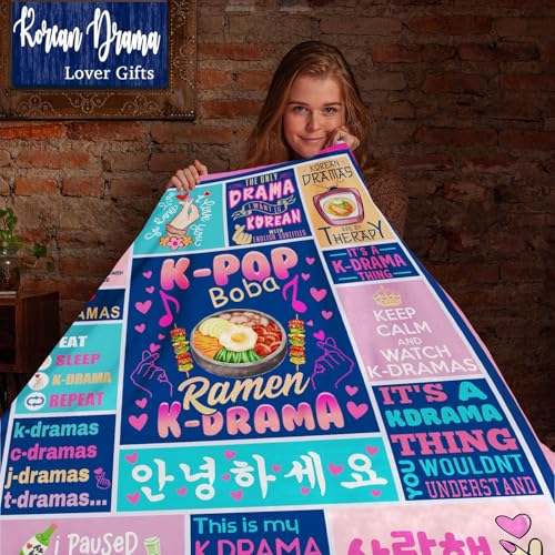 rioa Korean Drama Blanket for KDrama Fans Soft Fleece Throw Korean TV Show Gifts Birthday Gifts for Women and Girls 60 x 50 - Image 3