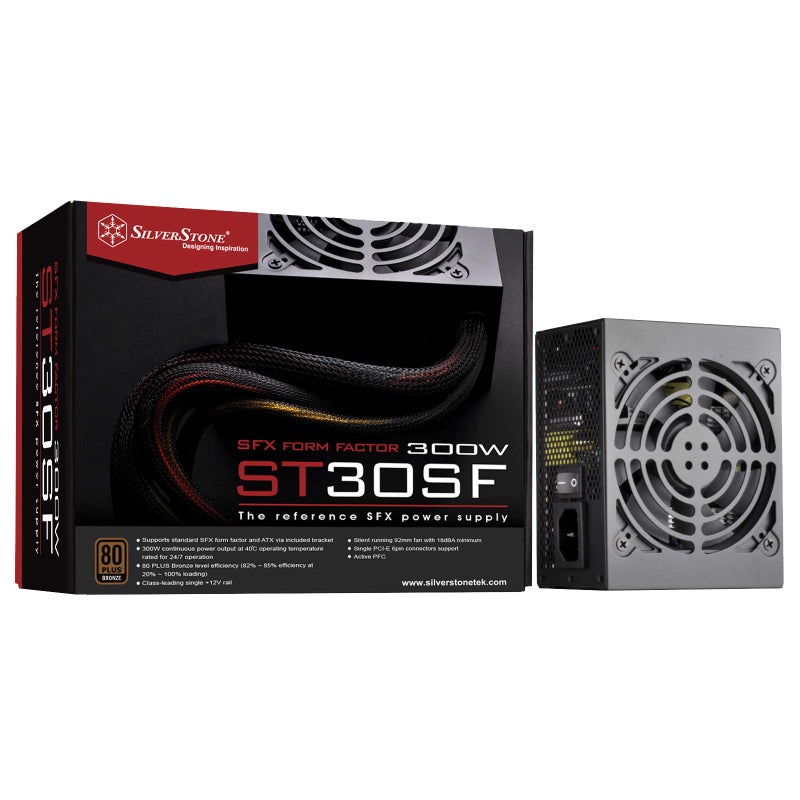SilverStone Technology Silverstone ST30SF V2 80 Plus Bronze 300W SFX Power Supply, SST-ST30SF V2 - Image 3
