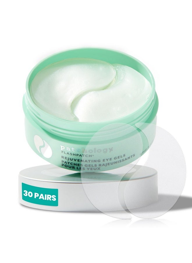 Patchology Patchology Rejuvenating Under Eye Gels - Hydrating Eye Mask w/Caffeine, Hydrolyzed Collagen & Centella Asiatica- Under Eye Patches For Dark Circles - Minimize Puffiness & Wrinkle Reducer - 30 Pairs  - Image 1