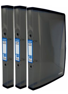 Maxi 3-Piece A4 Size Two Ring Binder Black  - Image 1