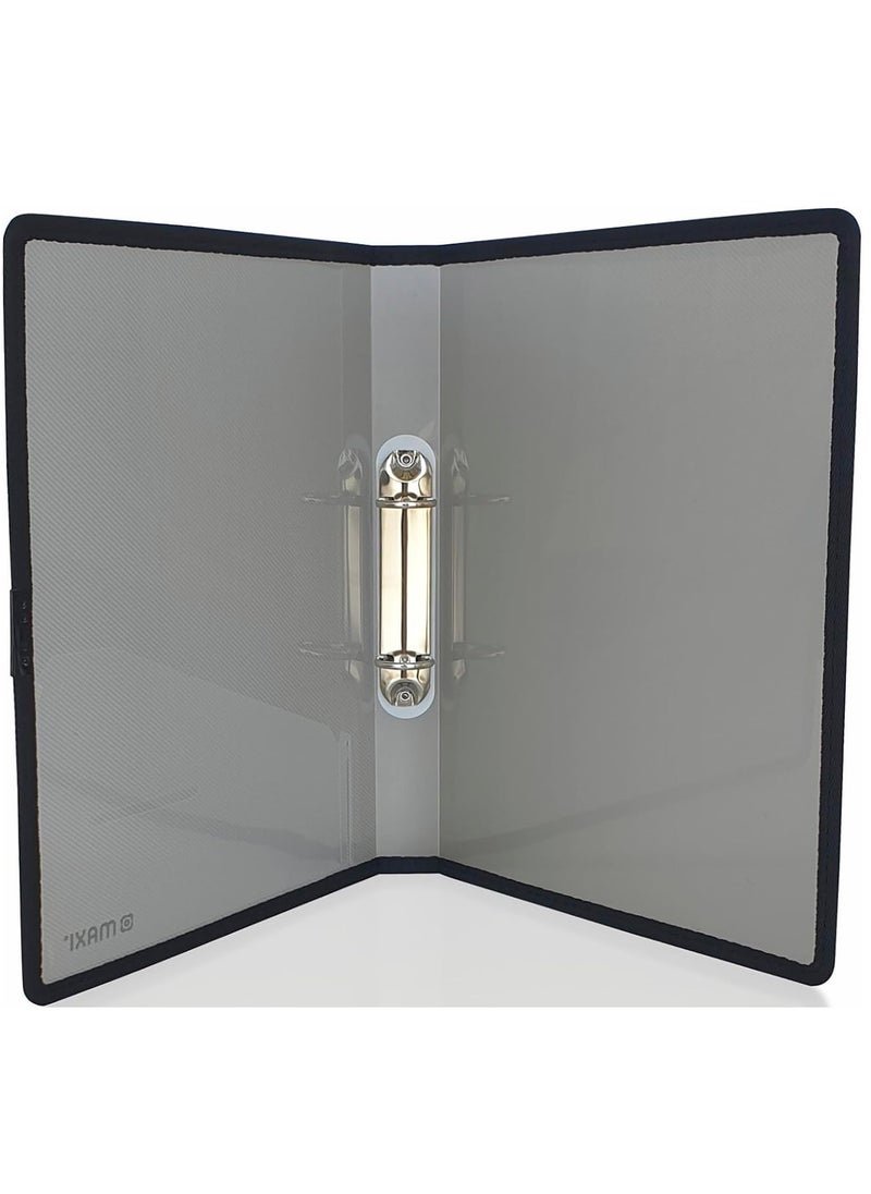 Maxi 3-Piece A4 Size Two Ring Binder Black  - Image 3