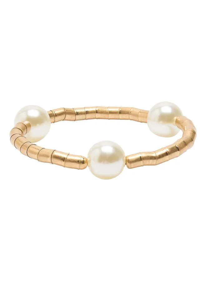 PARFOIS Elastic Bracelet With Pearls