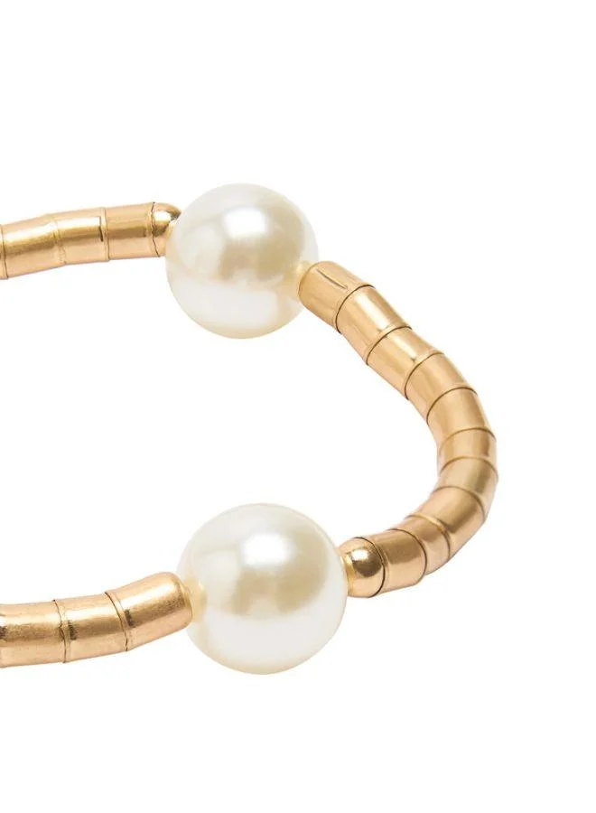 PARFOIS Elastic Bracelet With Pearls