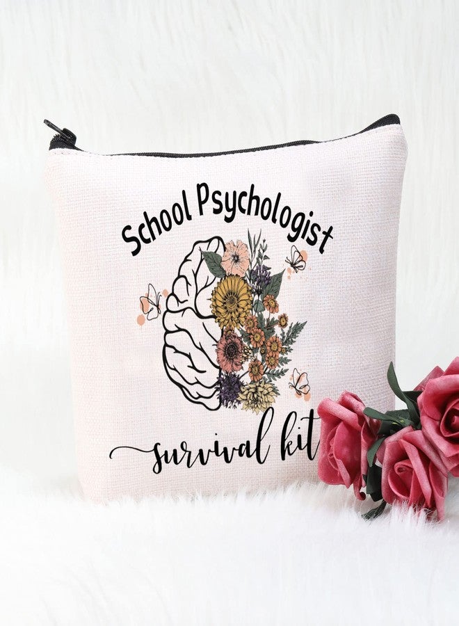 POFULL Psychologist Gift Psych Gift Psychologist survival kit Cosmetic Bag Psych Therapist Appreciation Gifts (Sc Psychologist bag) - Image 4