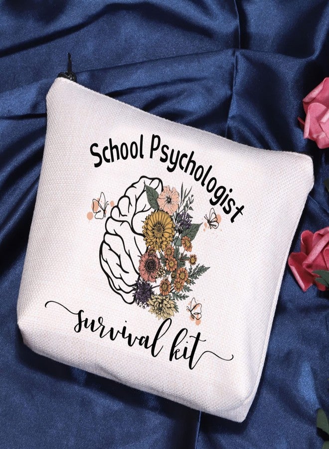 POFULL Psychologist Gift Psych Gift Psychologist survival kit Cosmetic Bag Psych Therapist Appreciation Gifts (Sc Psychologist bag) - Image 2