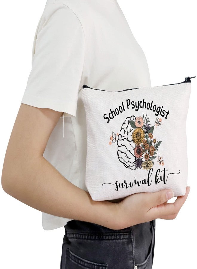POFULL Psychologist Gift Psych Gift Psychologist survival kit Cosmetic Bag Psych Therapist Appreciation Gifts (Sc Psychologist bag) - Image 5