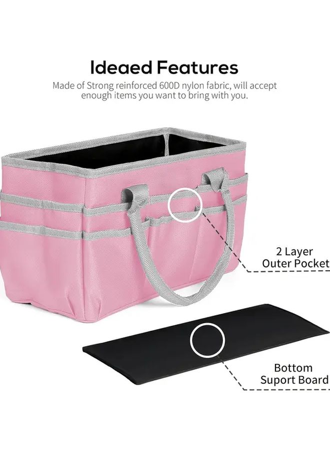 Large Capacity Pink Multi Purpose Organizer Bag With Handles - Image 2