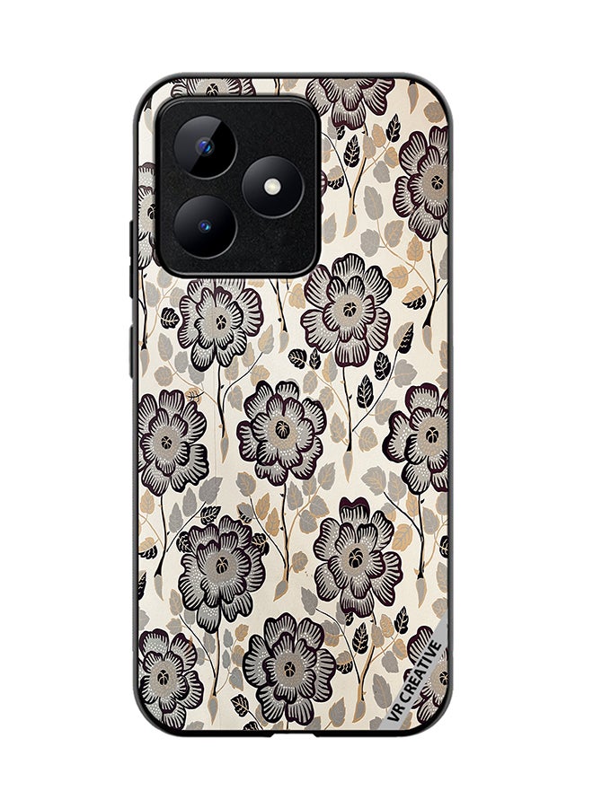 VR CREATIVE Protective Case Cover For Realme C53 Floral Design Multicolour - Image 1