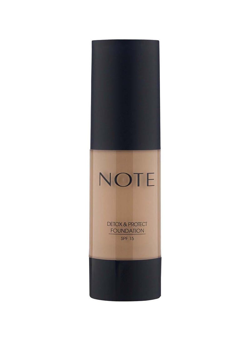 Note - Note Detox And Protect Foundation 05 Pump - Honey Beige - Image 1