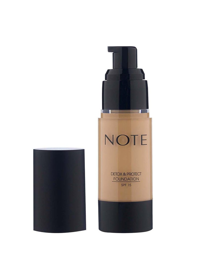Note - Note Detox And Protect Foundation 05 Pump - Honey Beige - Image 1