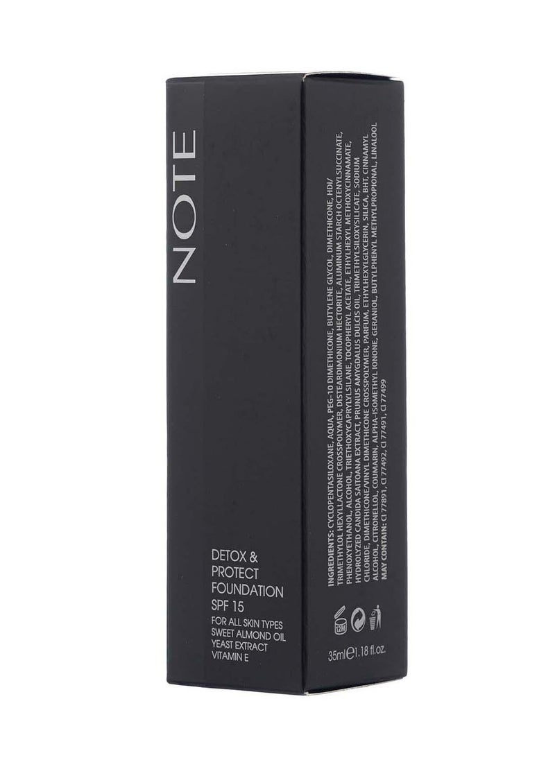 Note - Note Detox And Protect Foundation 05 Pump - Honey Beige - Image 1