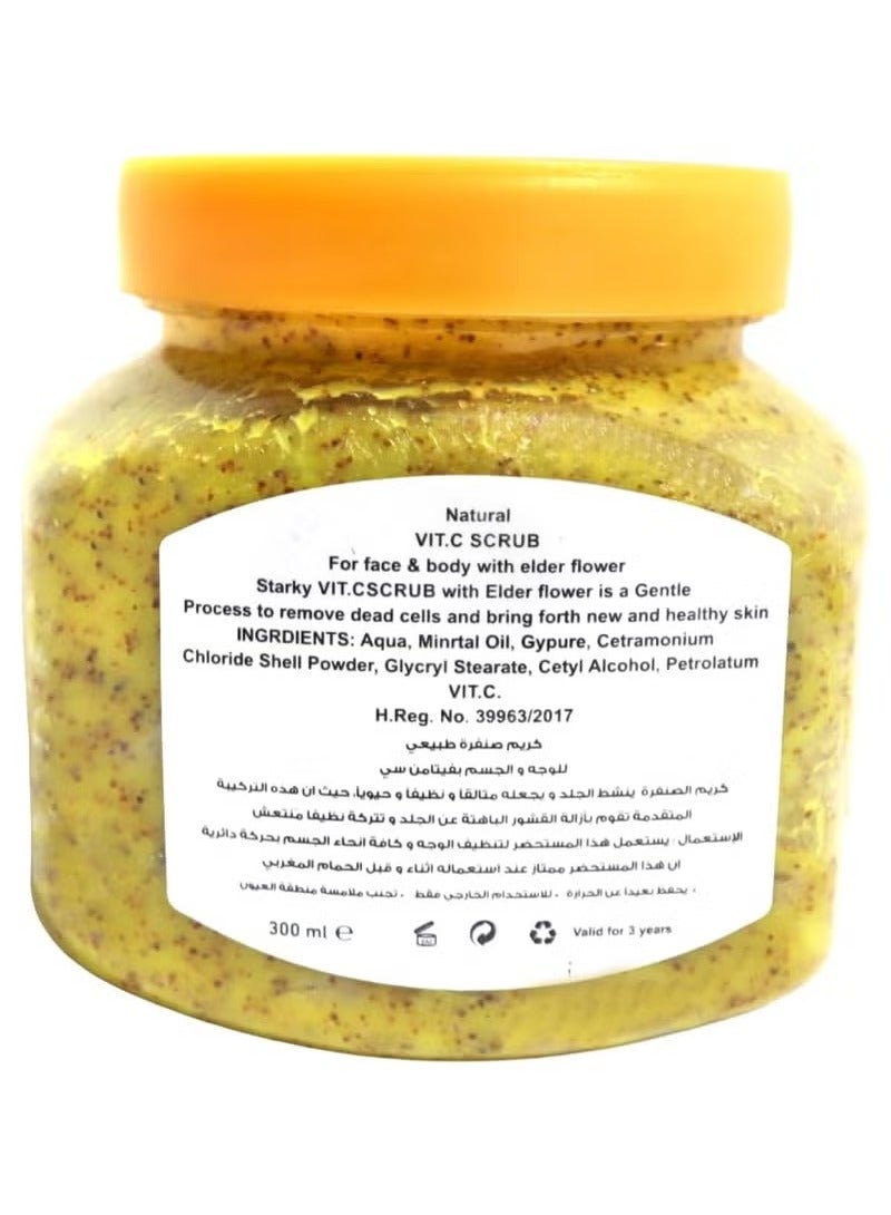 Starky Face And Body Scrub With Vitamin C 300 ml - Image 2