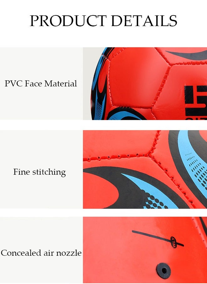 DUNISO Soccer Ball Size 5 High Quality Football For Training Playing Waterproof And Wear Resistant Football For Official Matches With Air Pump Net Bag And Ball Needles Indoor Outdoor Game Soccer Ball  - Image 4