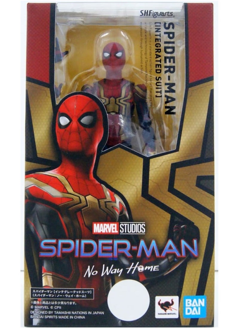 BANDAI TAMASHII - S.H. Figuarts Spider-Man: No Way Home – Spider-Man (Integrated Suit) by Bandai Tamashii Nations - Image 1