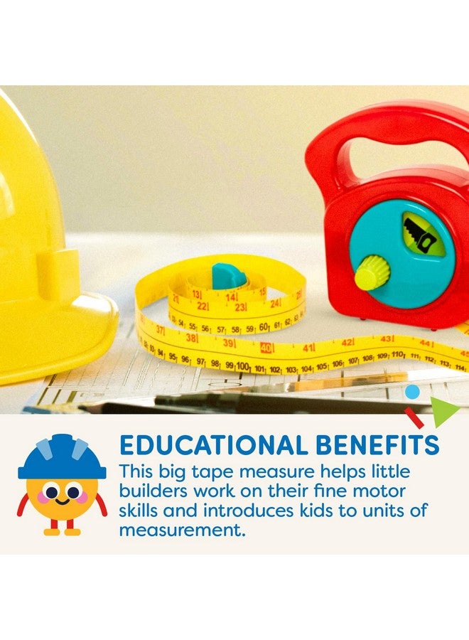 BATTAT Battat - Toy Measuring Tape - Working Reel & Easy-Hold Handle - Tool Discovery Carousel - Metric & Imperial Units - 2 Years + - Big Tape Measure - Image 4
