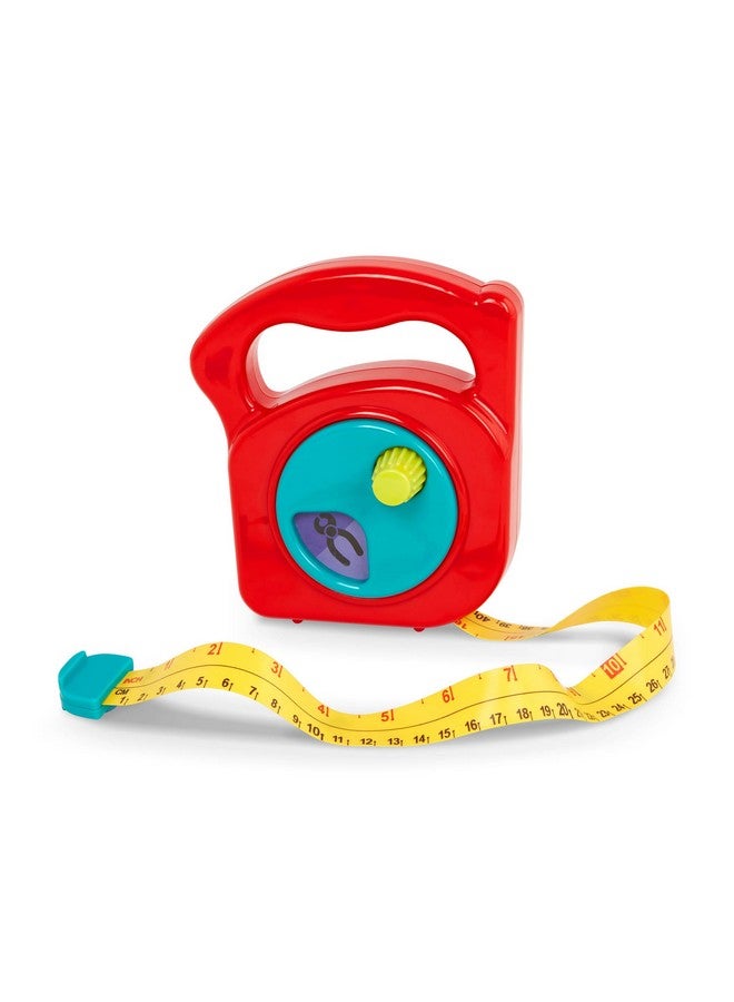 BATTAT Battat - Toy Measuring Tape - Working Reel & Easy-Hold Handle - Tool Discovery Carousel - Metric & Imperial Units - 2 Years + - Big Tape Measure - Image 1