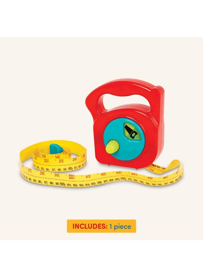 BATTAT Battat - Toy Measuring Tape - Working Reel & Easy-Hold Handle - Tool Discovery Carousel - Metric & Imperial Units - 2 Years + - Big Tape Measure - Image 5