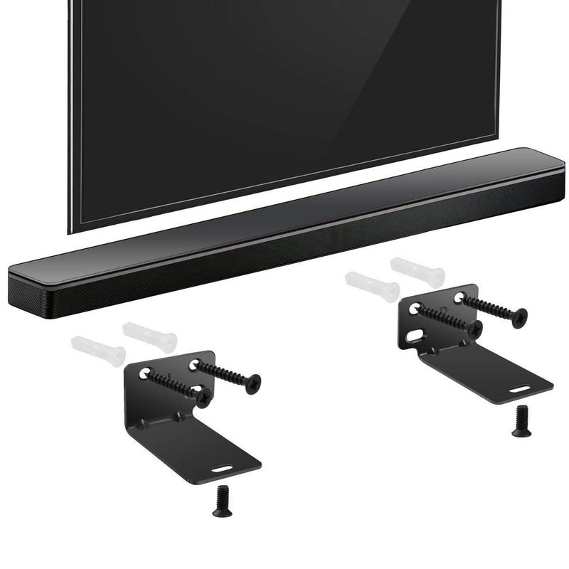 Dinghosen Soundbar Wall Mount Bracket Under TV, for Samsung, Sony, LG, Vizio, Bose, Onn, JBL, Polk Audio, TCL, Yamaha, Sonos, RCA and More Soundbar Mount - Sound Bar Mount Under TV Mounting Bracket - Image 3