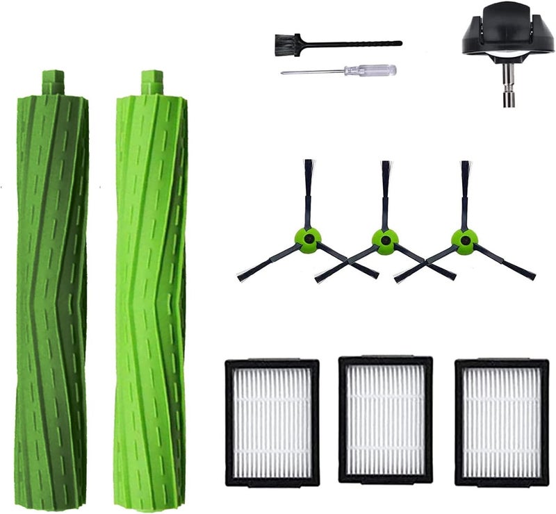 SENNII Replacement Parts Accessories for iRobot Roomba i7 j7 i6 i8 i3 i4 i1 e5 e6 I E Series Vacuum Cleaner Includes 1 Pack Bristle Brush,Front Caster Wheel,and 3 Pack Filter,Side Brush - Image 1