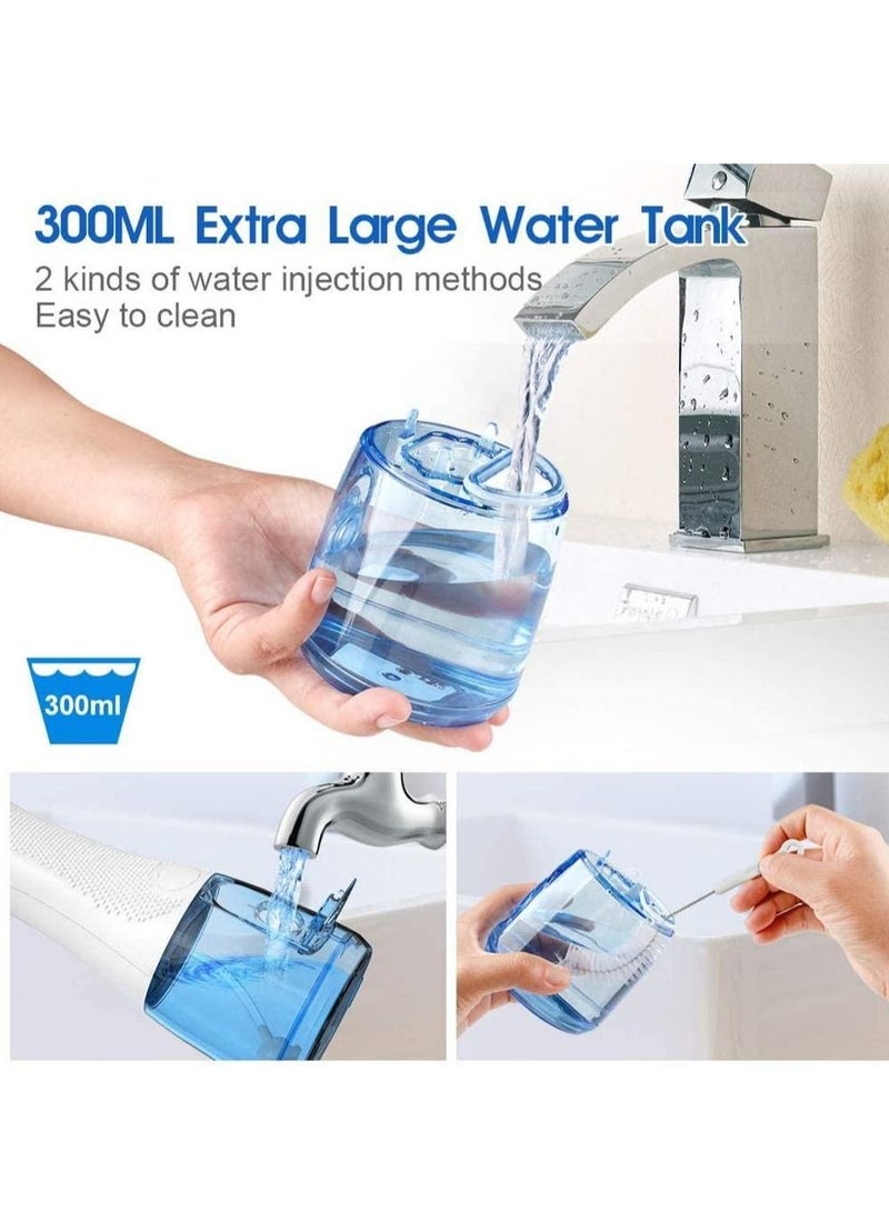 Generic Oral Irrigator Water Floss USB Rechargeable Irrigator portable Irrigator 300ml teeth Dental Water Flosser with Travel Bag - Image 4