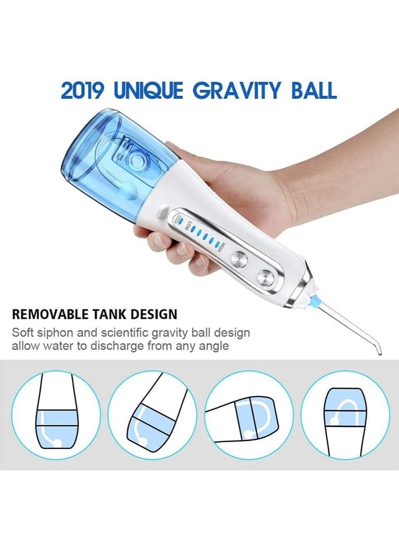 Generic Oral Irrigator Water Floss USB Rechargeable Irrigator portable Irrigator 300ml teeth Dental Water Flosser with Travel Bag - Image 3
