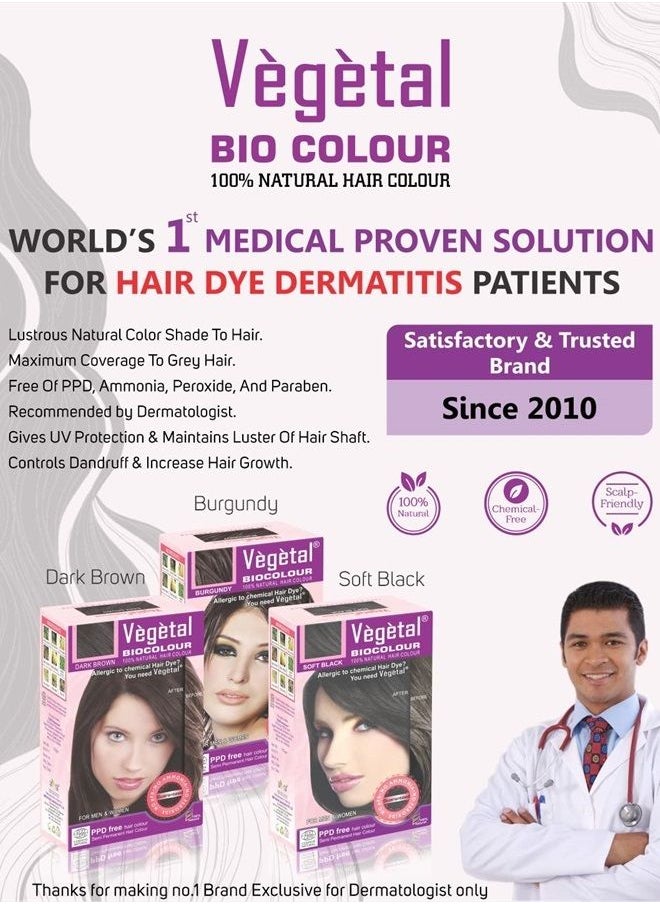 Vegetal - Bio Colour- Dark Brown 150g. - Image 1