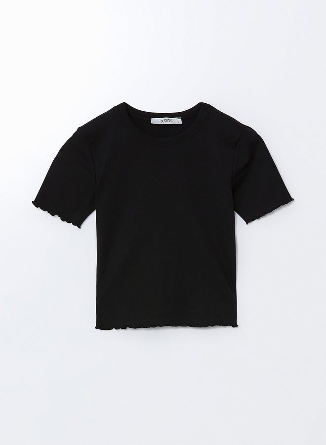 LC WAIKIKI Crew Neck Women's Crop  - Image 4