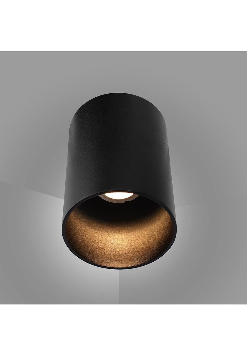 SUN SHINE Surface Mounted Ceiling Spotlight Ring Matt Black - Image 2