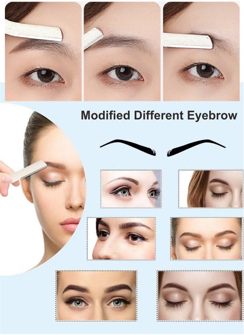 Elaimei 5 Pcs Wheat Straw Eyebrow Trimmer and Facial Hair Removal Razor，Eyebrow Razor scraper Dermaplaning Face Exfoliating Tool for Men and Women  - Image 3