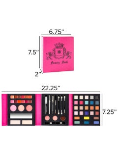 Beauty Book Makeup Kit All In One Travel Makeup Set 35 Colors Eye Shadow Eye Brow Blushes Powder Palette10 Lip Colors Eyeliner & Mirror Holiday Makeup Gift Set - pzsku/Z4606F75CAC2763047C2DZ/45/_/1694504605/2f6deffa-0869-4dc2-965e-676f50ec52b3