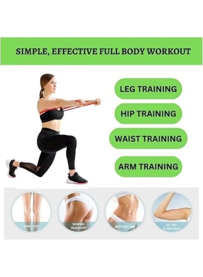 لورديكس تجريب الفرقة المقاومة للطاقة الخفيفة | سوار اللياقة البدنية للصالة الرياضية، والتنقل، والتمدد، ورفع الأثقال، والتمارين المنزلية للرجال والنساء (أحمر - 15-35 رطل) - Image 4