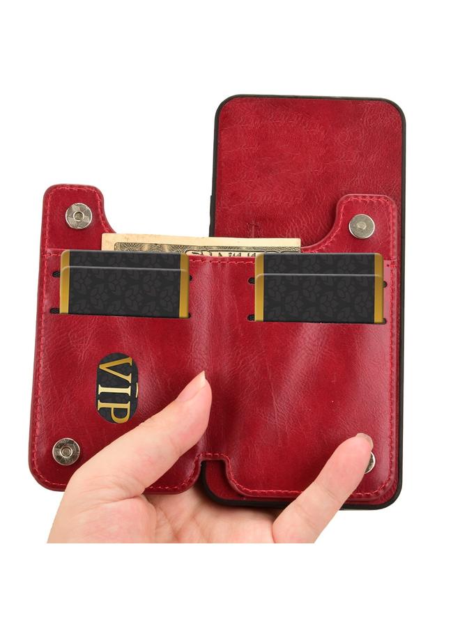 Zaboon Case For Infinix Zero 40 4G Cow Pattern Sewing Card Bag Phone Case - Image 3