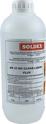 إيه واي تي Soldex Sr-33 * SR-3301 1 Liter Liquid Flux That Does Not Require Cleaning (Sr 3301)