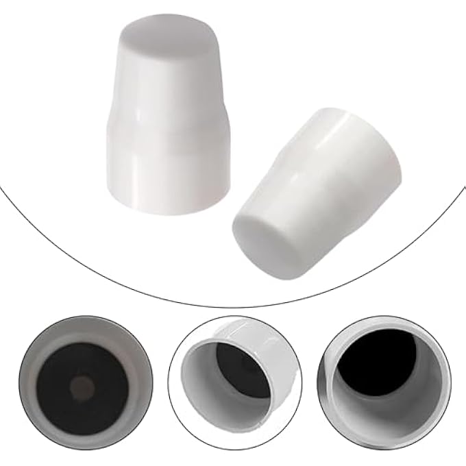 2 OR 8 PACK RADIATOR VALVE CAPS RADIATOR CAPS EASY INSTALL RADIATOR CAPS WHITE PLASTIC UNIVERSAL FIT FOR HOME USE PROTECTING FAMILY SAFETY IN LIVING SPACES (2) - Image 3