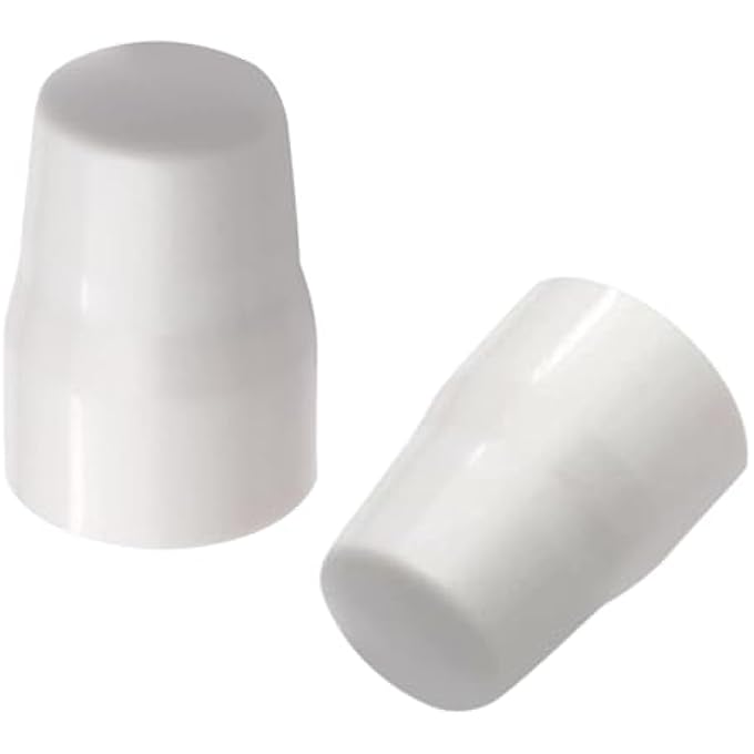 2 OR 8 PACK RADIATOR VALVE CAPS RADIATOR CAPS EASY INSTALL RADIATOR CAPS WHITE PLASTIC UNIVERSAL FIT FOR HOME USE PROTECTING FAMILY SAFETY IN LIVING SPACES (2) - Image 1