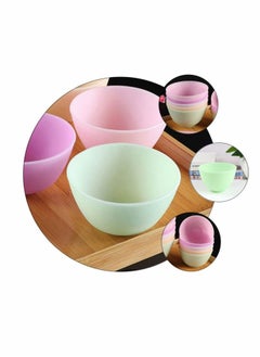 Y&D 3 Pcs Green Silicone Mixing Bowl for Facial Odorless Mask Pinch Bowls Skincare Products Care DIY Makeup Holding Ingredient  - Image 5