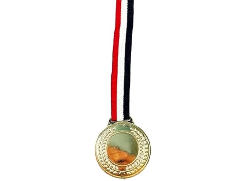 Gold football medal from Sport Home, plastic - Image 3