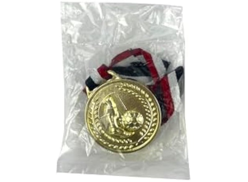 Gold football medal from Sport Home, plastic - Image 5