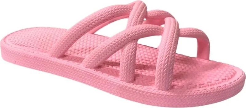 جيزر 12494 Pink Women's Anti-Slip Knitted Slippers