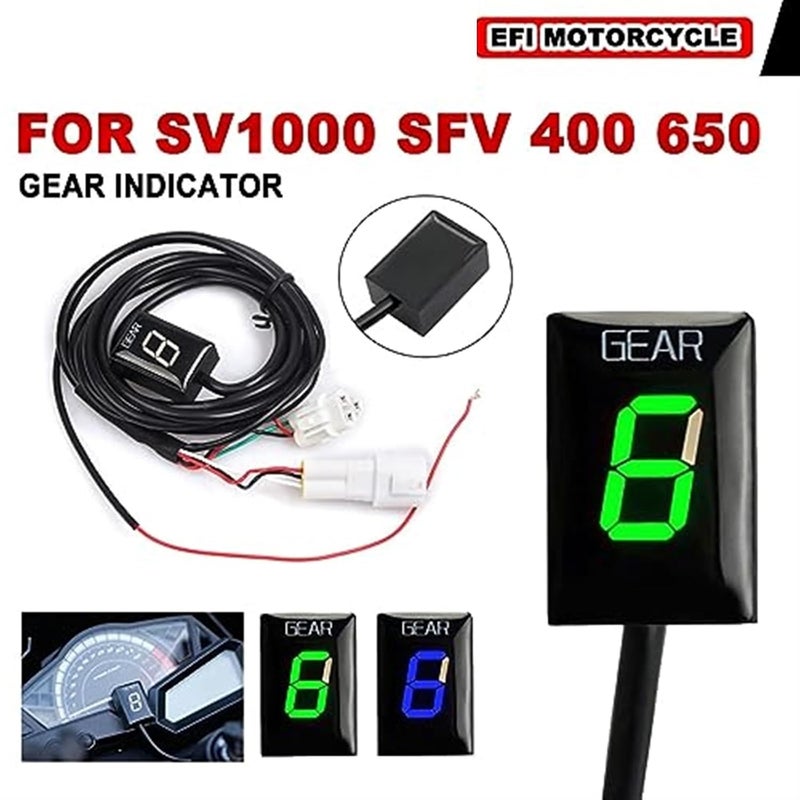 Wivplex Motorcycle 1-6 Speed Gear Indicator - Image 2
