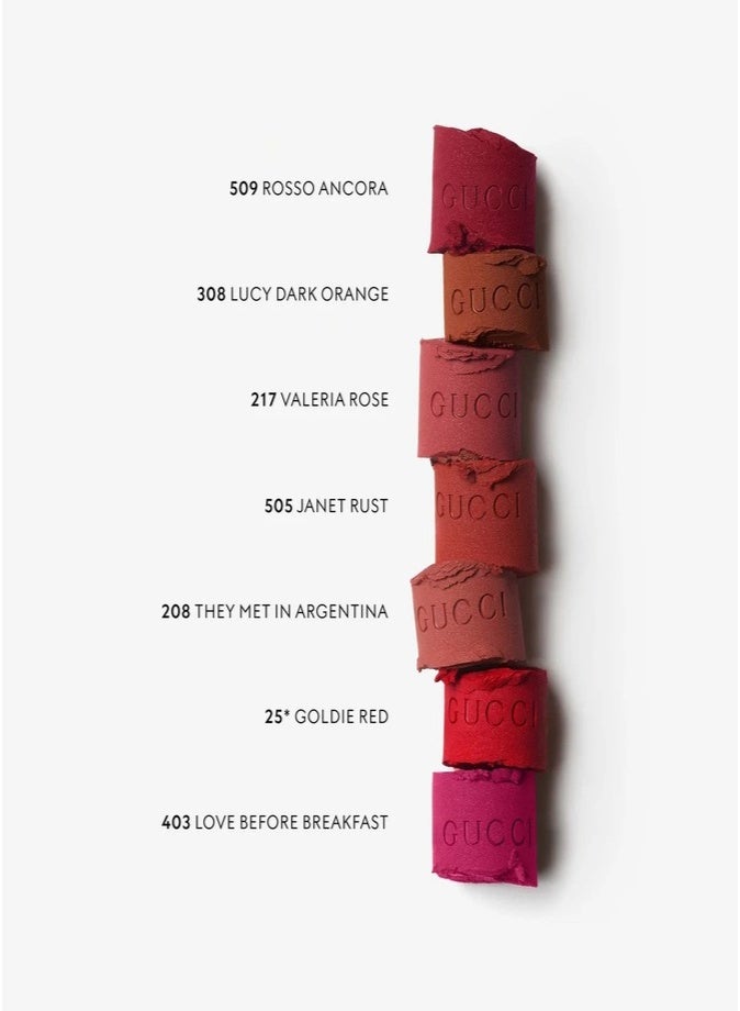 Gucci Rouge à Lèvres Voile Sheer Lipstick 3.5g – Lightweight Luxe Lip Color 203 Mildred Rosewood - Image 5