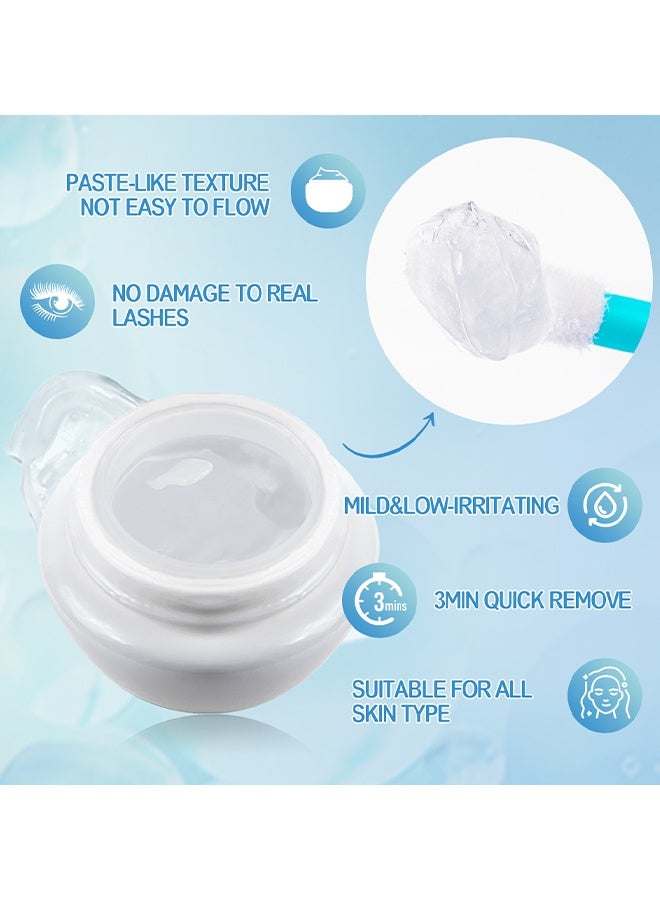 ARISON LASHES Eyelash Extension Remover Cream 5G, Lash Extension Remover Dissolves Powerful For Lash Extensions Lash Glue Remover Low Irritation For Sensitive Skin, Lash Clusters Cream Lash Glue Remover - Image 4